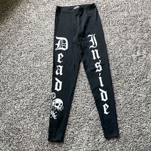 Blackcraft Cult Dead Inside leggings extra small